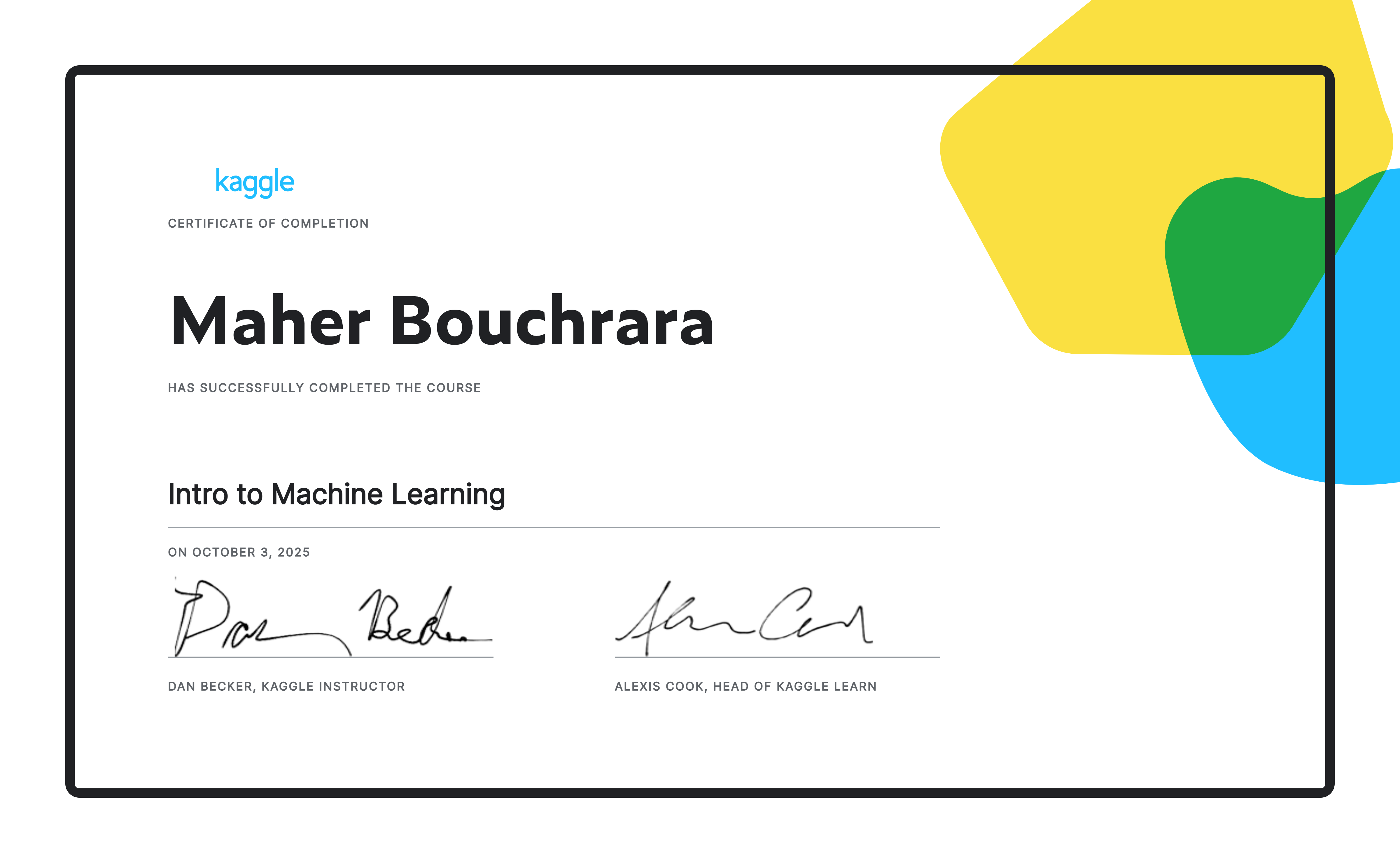 Intro to Machine Learning